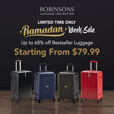 Unlock Adventure: Robinsons' Ramadan Week Luggage Extravaganza! 🌙👜