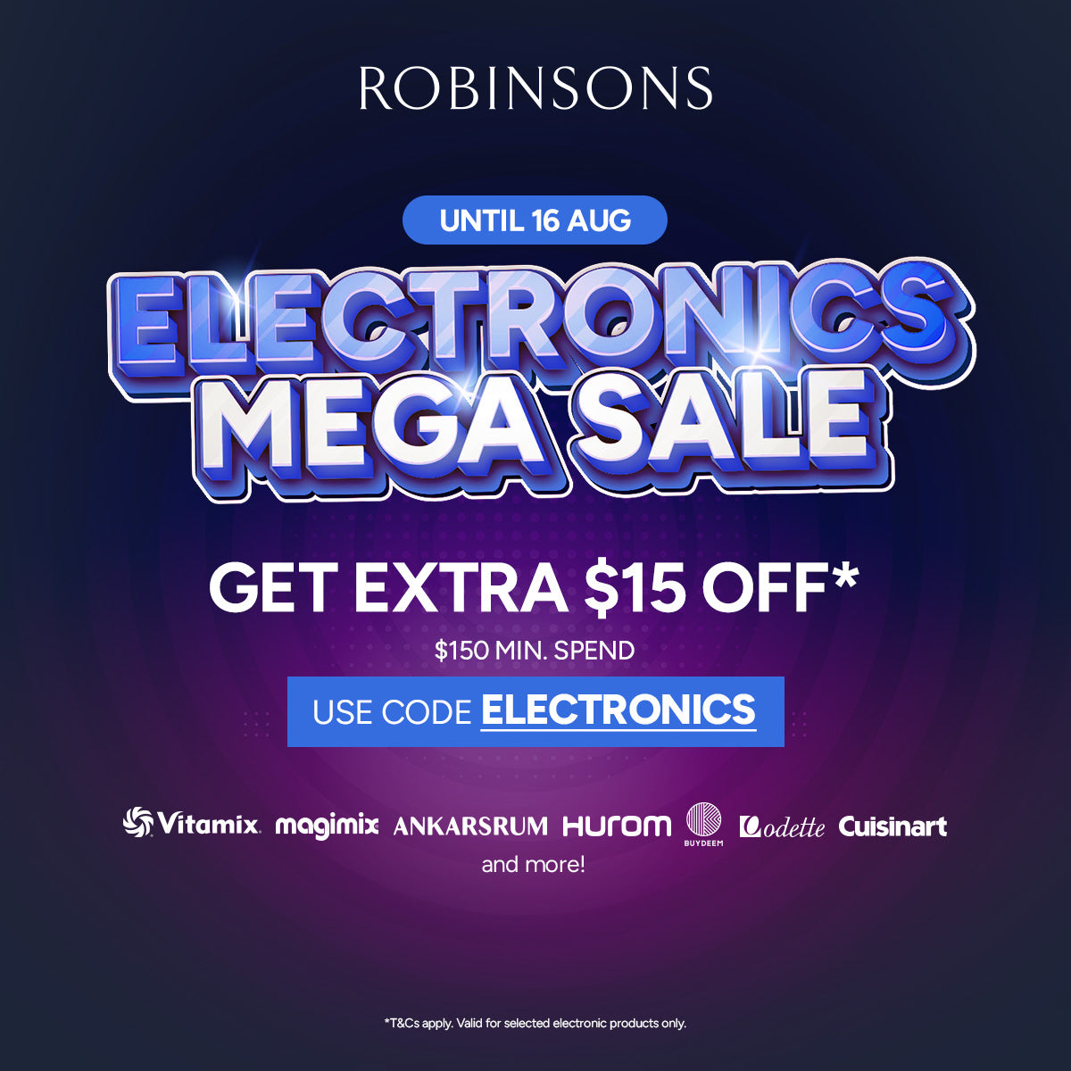 Electronics Extravaganza: Power Up Your Home with Big Savings!