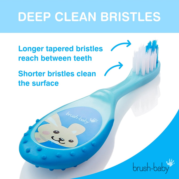 Brush-baby FlossBrush 0-3 yrs (Blue)
