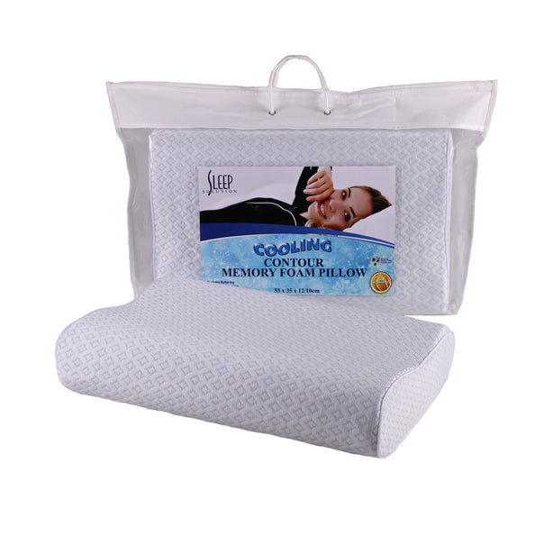 Sleep Solution Cooling Memory Foam Pillow