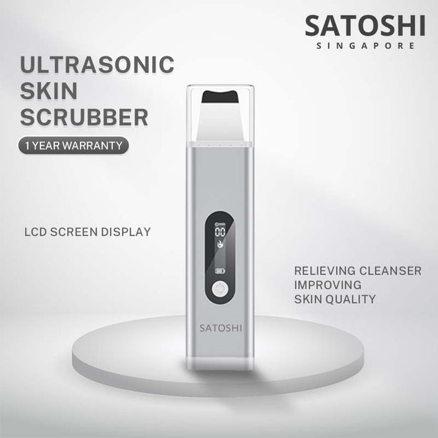 Satoshi Ultrasonic Skin Scrubber Deep Cleansing Exfoliation and Improved Skincare with 3 Modes Pore Cleaner Facial