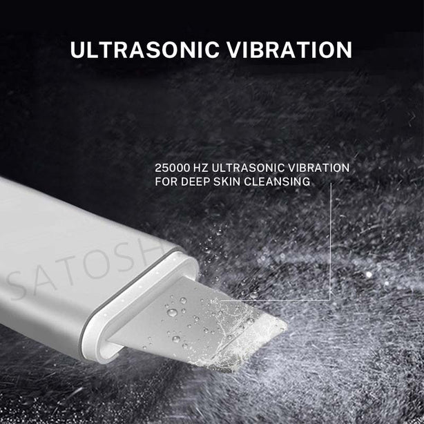 Satoshi Ultrasonic Skin Scrubber Deep Cleansing Exfoliation and Improved Skincare with 3 Modes Pore Cleaner Facial