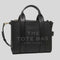Marc Jacobs Leather The Tote Small Traveler Tote Bag Black RS-H009L01SP21