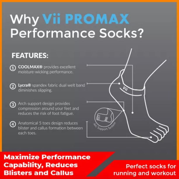 Vii Promax Exercise Socks