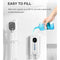 StitchesandTweed Automatic Mouthwash Dispenser Touchless with Magnetic Cups