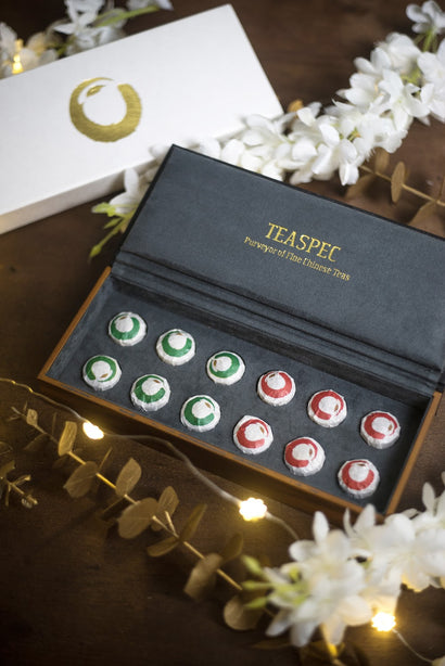 Regent, 
Raw & Ripe Pu'er Compressed Mini Tea Tuo