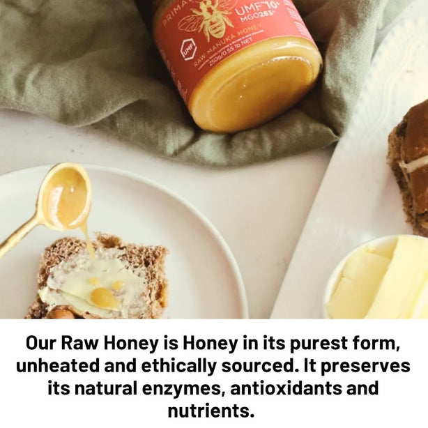 Primal by Nature DNA-tested Raw Manuka Honey UMF™ 10+ 250g (Bundle of 2)