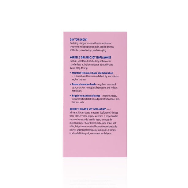 Kordel’s Organic Soy Isoflavones T60