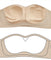 Chalone Antonella Non Wire Wireless Seamless Non Slip Firm Secured Stay-On Strapless Bra Detachable Straps included