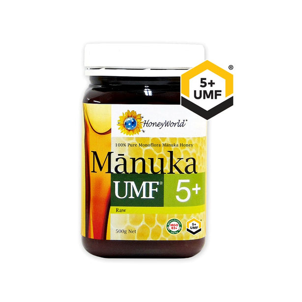 HoneyWorld Raw Manuka UMF 5+ 500g