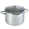 La gourmet Cook & Pour 24cm Stainless Steel Casserole with Glass Lid (Induction)