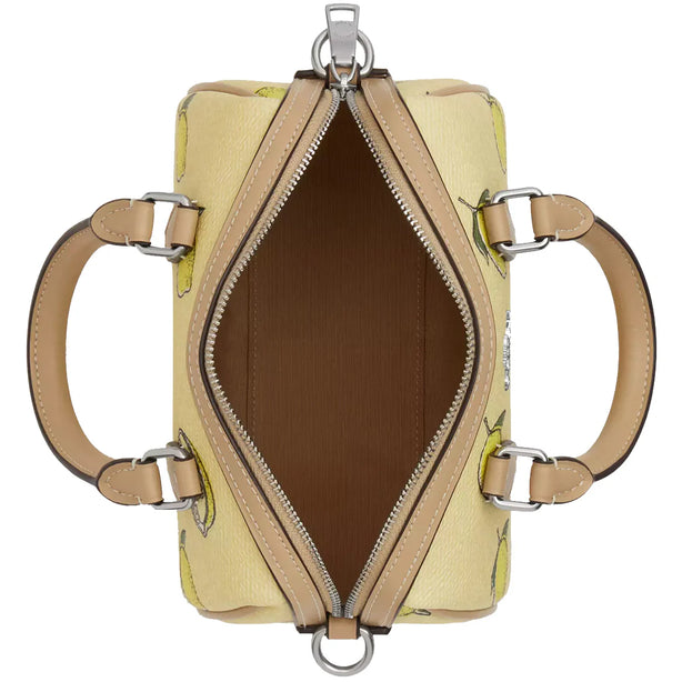 Coach Mini Rowan Crossbody Bag With Lemon Print - Garden Glade Multi CAL19