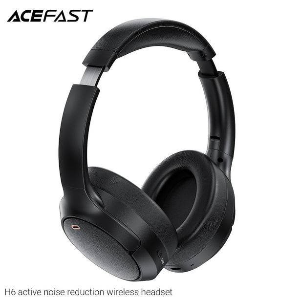 Acefast H6 Active Noise Cancelling Wireless Headset - Black
