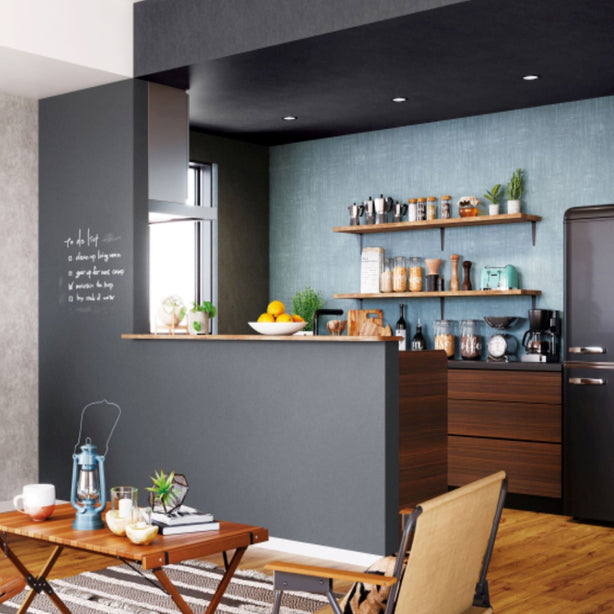 StitchesandTweed Chalkboard Wallpaper - Black