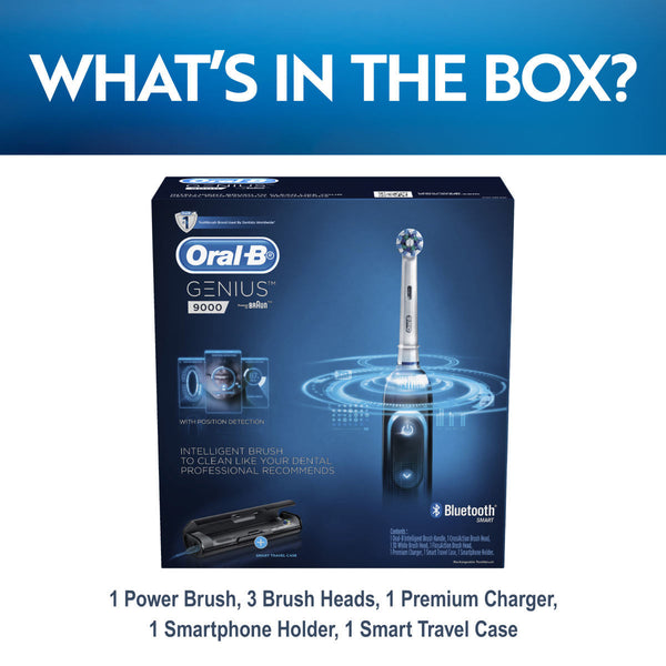 Oral B Genius 9000 Black Rechargeable Electric Toothbrush