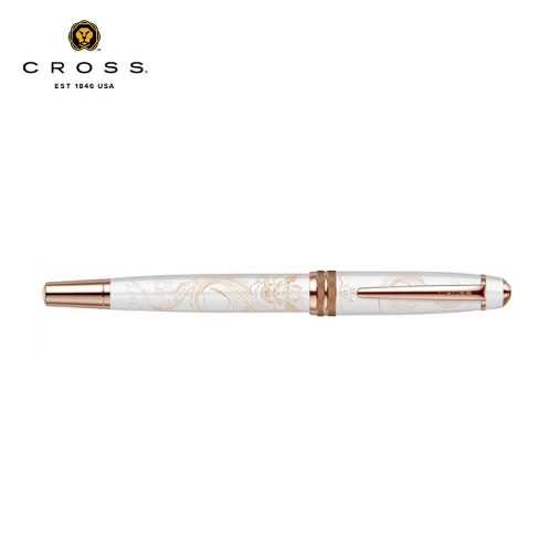 Cross Year of the Dragon Bailey Pearlescent White Lacquer Rollerball Pen