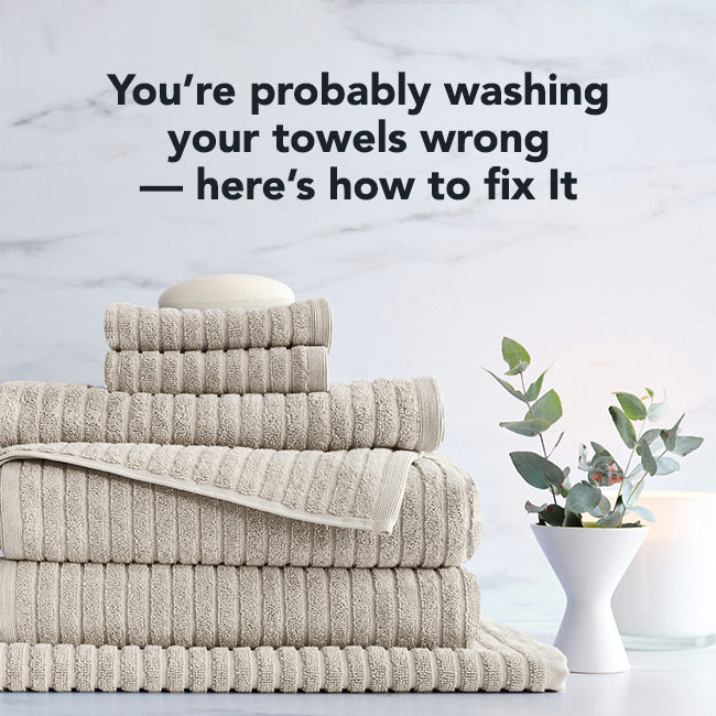 You’re Probably Washing Your Towels Wrong – Here’s How to Fix It