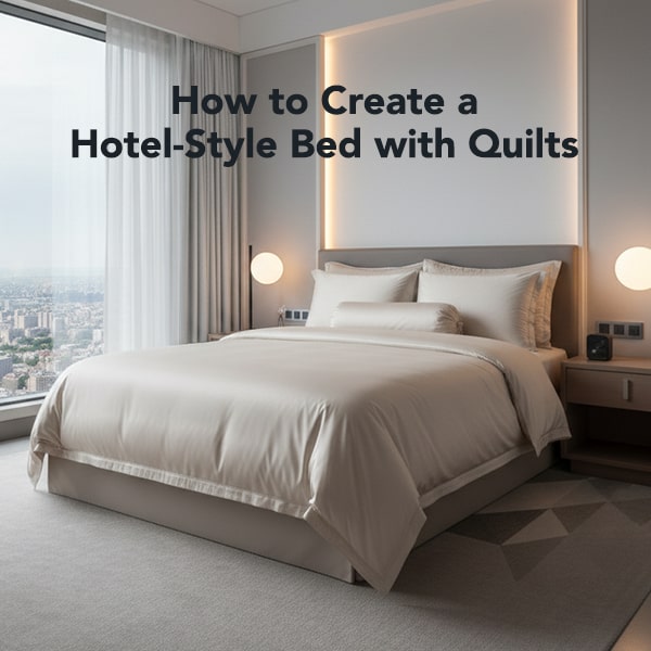How to Create a Hotel-Style Bed with Quilts