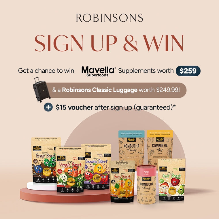 Boost Your Health and Travel in Style with Robinsons' Exciting Giveaway!