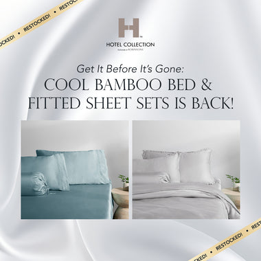 Sleep in Cool, Sustainable Luxury: The Return of Our Bamboo Bed & Fitted Sheet Sets!