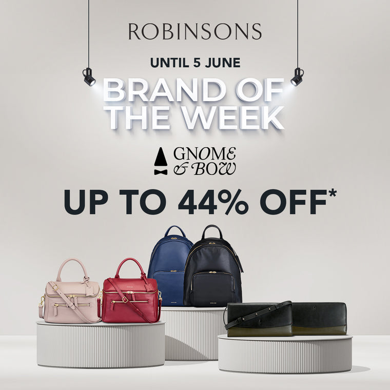 Until 5 June | Brand of the Week: Gnome & Bow – Up to 44% OFF*