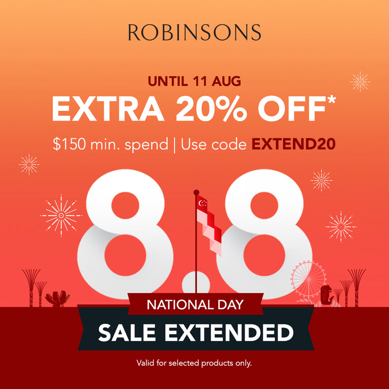 Celebrate Singapore's National Day with Robinsons' 8.8 Sales!
