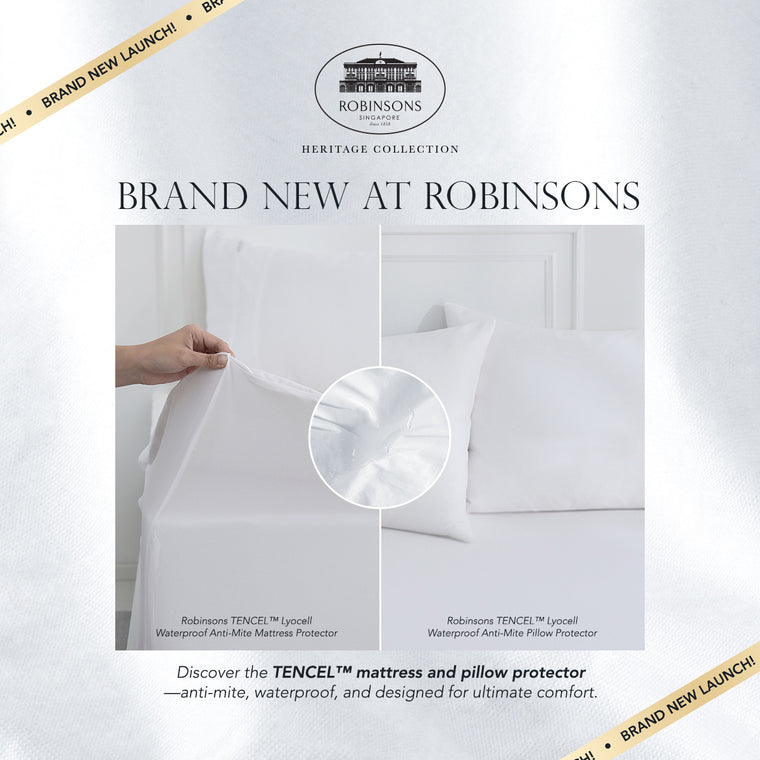 Sleep Soundly with Robinsons' NEW TENCEL™ Mattress and Pillow Protectors