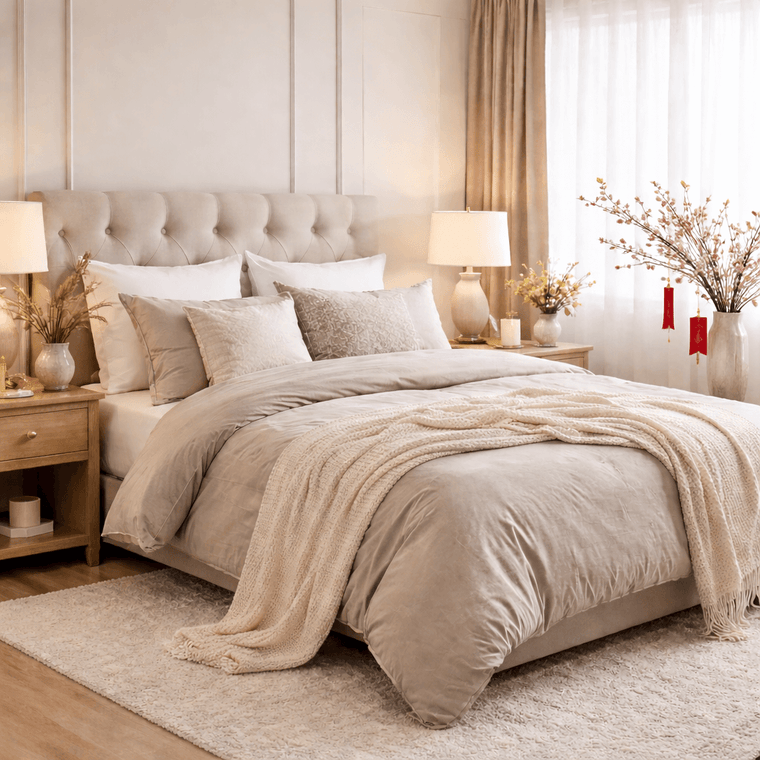 chinese new year bedroom