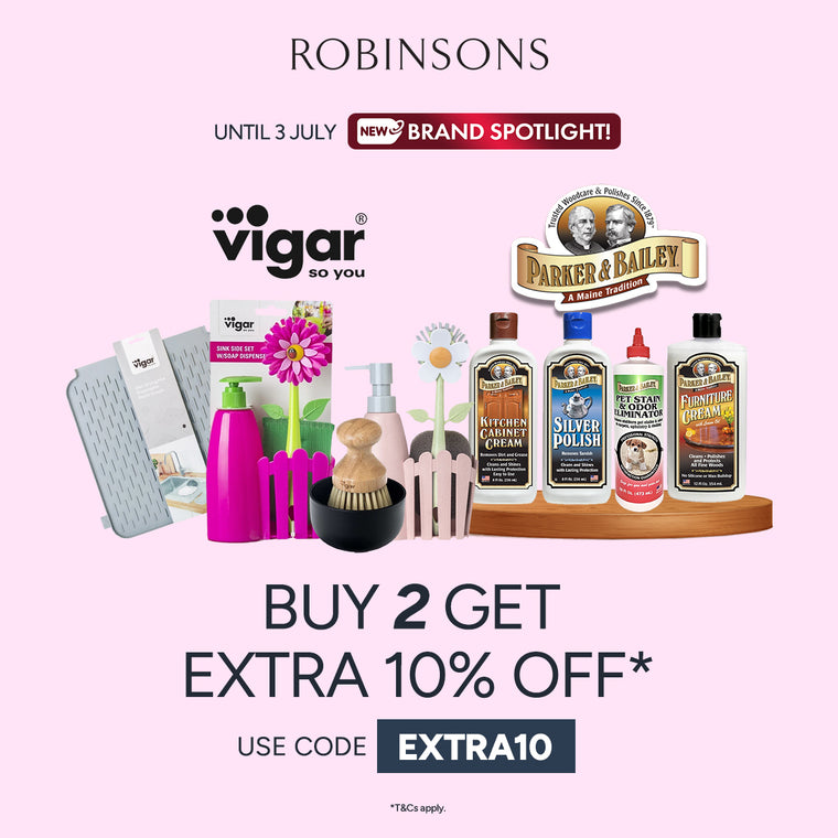 New at Robinsons: Style Your Clean & Care Routine with Vigar, Parker & Bailey
