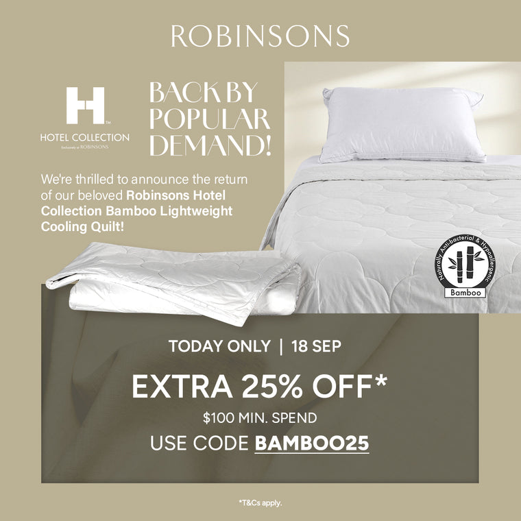 The Cool Comfort Comeback: Robinsons Bamboo Lightweight Cooling Quilt