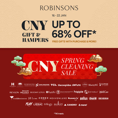 🌸 Robinsons CNY Spring Cleaning Sale: Sweep Away the Old, Welcome the New! 🌸