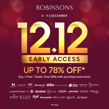 🎉 Unlock Exclusive Savings with Robinsons' 12.12 Early Access Extravaganza! 🎁