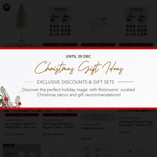 Robinsons Christmas Gift Ideas