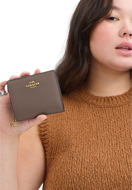 Coach Snap Wallet - Dark Stone