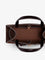 Tory Burch Romy Small suede satchel bag with shoulder strap - Darkcocoa