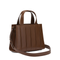 Whitney Medium Calfskin Handbag - Dark Brown