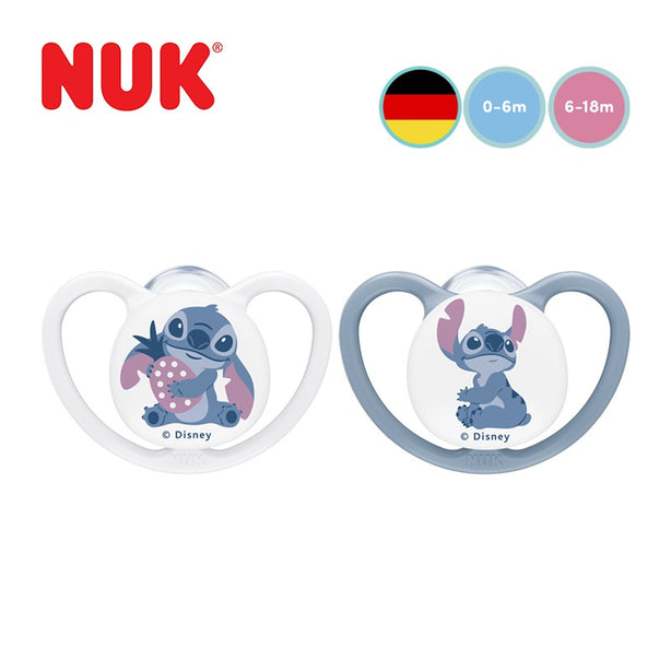 NUK Perfect Match Disney Stitch Silicone Soother Pacifier 2pcs/box | 0-6 Months