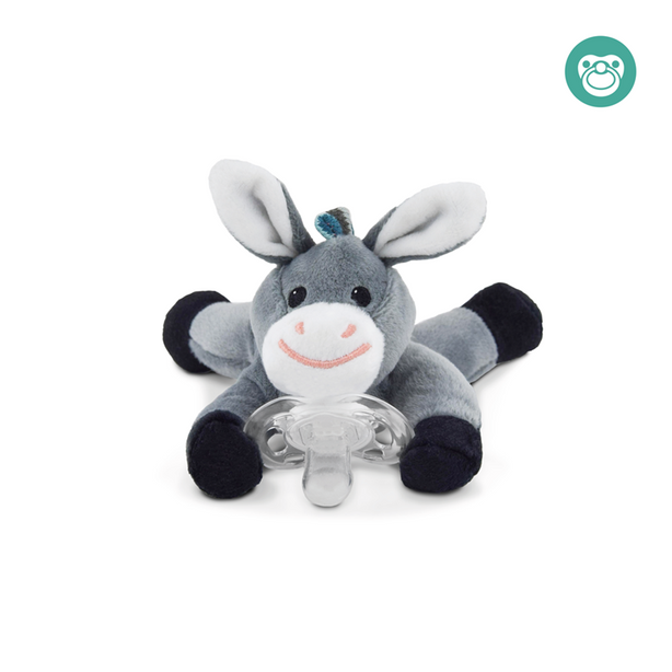 Zazu Donny the Donkey, Soft Toy with Pacifier Holder