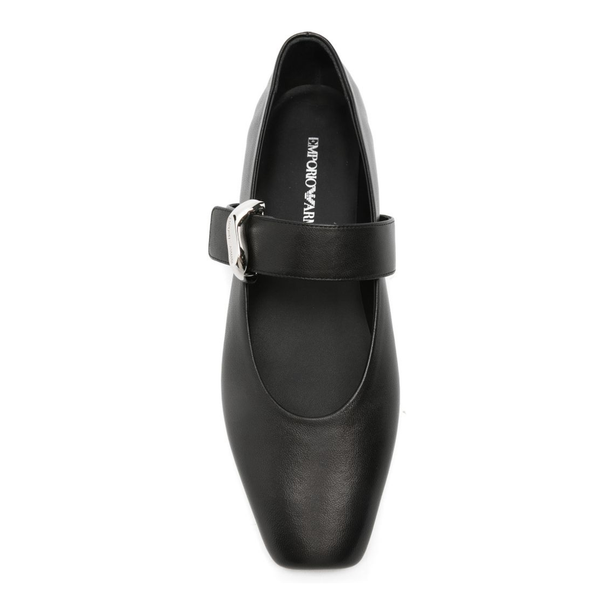 Emporio Armani Flat Shoes Black