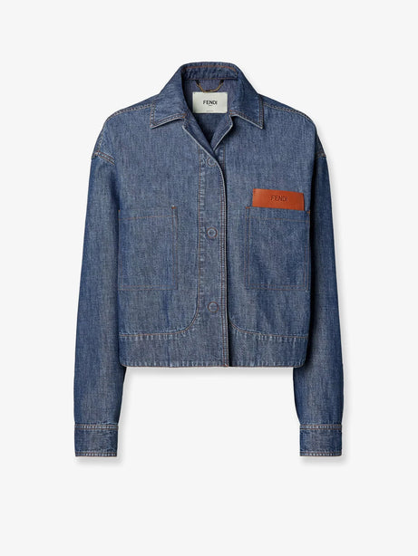 Fendi Chambray Denim Jacket - Navy
