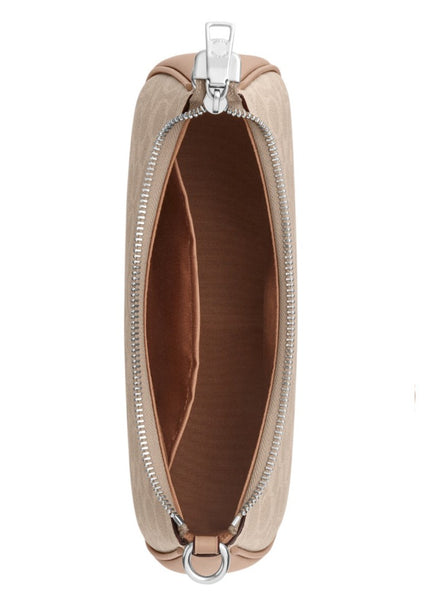 Coach Teri Shoulder Bag In Signature Canvas - Sand/Taupe