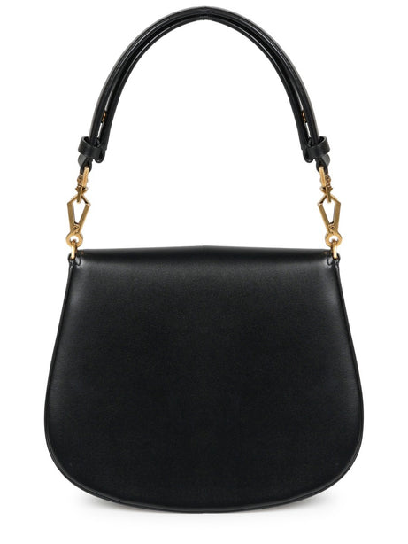 Saint Laurent Voltaire Mini Leather Top Handle Bags - Black