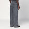 Wide Leg Black Washed Jeans
