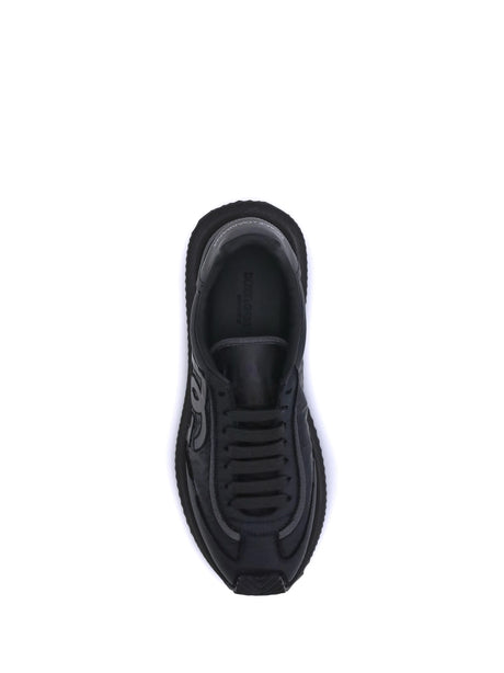 Dolce & Gabbana Leather Sneakers - Black