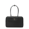 Large Leather Duffle Bag - Black