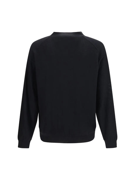 Lemaire Merino wool blend Cardigan - Black
