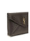 Saint Laurent Envelope leather Clutch - Chocolat Noir