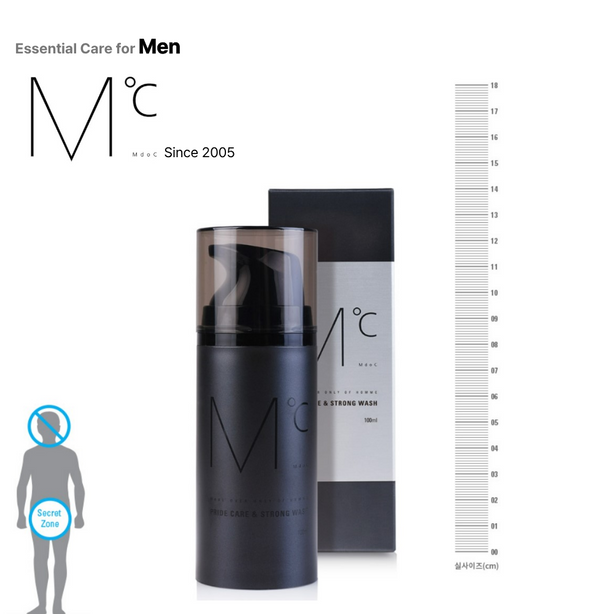 [MdoC] Pride Care & Strong Wash 100ml / pH Balanced Antibacterial Cooling Men's Intimate Cleanser[International Shipping]