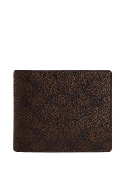 Coach 3 In 1 Wallet In Signature Canvas - Mahogany/Multi