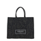 Barocco Large Nylon-Cotton Shopping Bag - Black